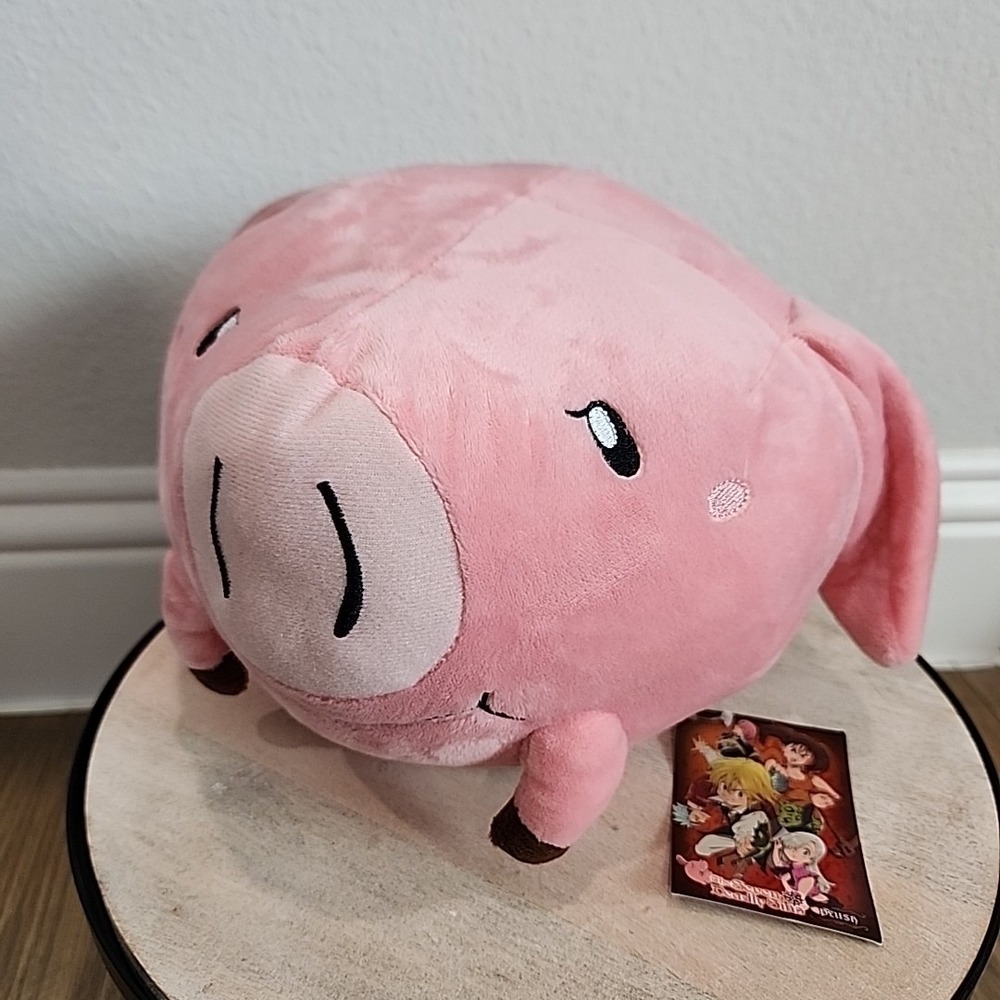 The Seven Deadly Sins Hawk 12" Plush Stuffed Animal Doll Anime Manga Pig  Toy‎